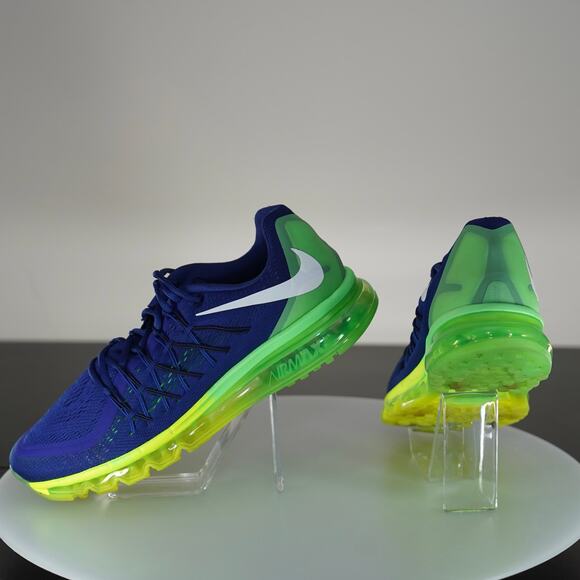 Nike Air Max 2015 Deep Royal Volt - US Size 11 - Picture 6 of 7